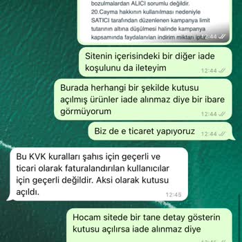 1tekvideo 1 Tek Video Firması İade Almıyor