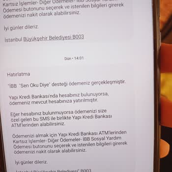 İBB Sen Oku Diye Parasını ATM Den Alamıyorum