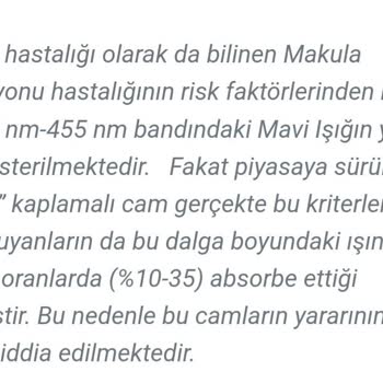 Atasun Optik Sahte Mavi Işık Filtresi