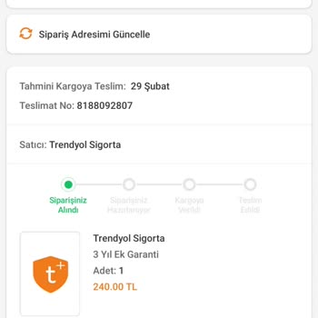Trendyol Şikayet Kaydı Açmıyor