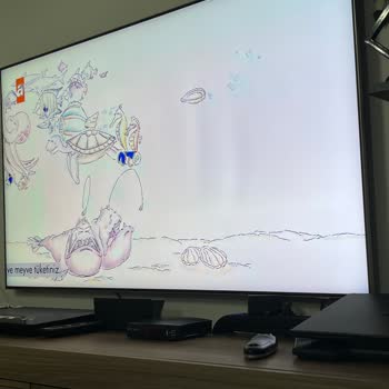 Samsung TV 65qn85c Panel Dikey Gölgelenme Sorunu!