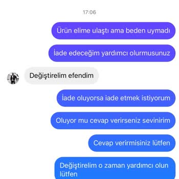 Borzmoda (Instagram) Param İade Edilsin