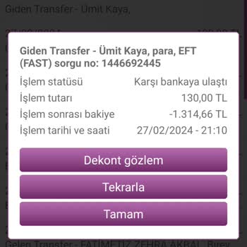 Yapı Kredi Bankası Kapalı Hesaba Para Transferi
