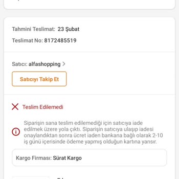 Ankara Polatlı Sürat Kargo Şubesi