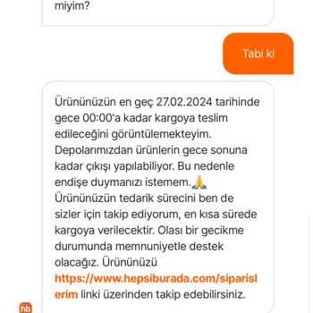 Hepsiburada Keyfi Sipariş İptali