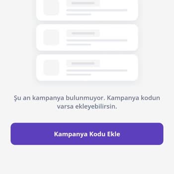 Getir Yemek Kampanya