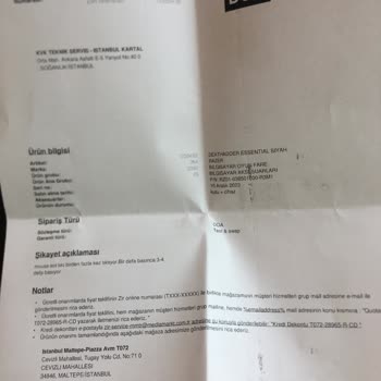Media Markt 1 Aylık Ürünü Kullanıcı Hatası Olarak Tarafıma İade Ettiler Ürünü