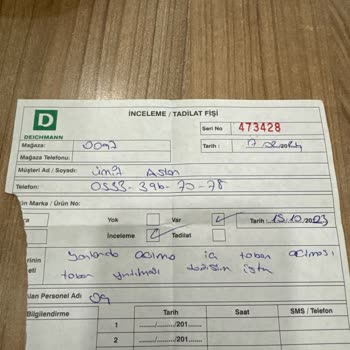 Deichmann Puma Ayakkabımın Şikayeti. Ürününün Arkasında Durmayan