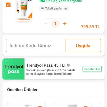 Cosmolog Trendyol Satıcı Fiyat Artışı