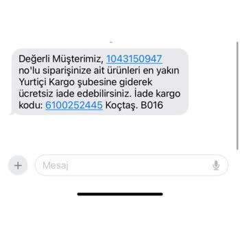 Yurtiçi Kargo Ücretsiz Ürün Gönderdim 500 TL Ödeme Çıkarttılar