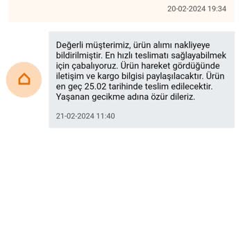Koçtaş'ta Sipariş Tarihi Gecikmesine Rağmen Sürekli Oyalanıyorum