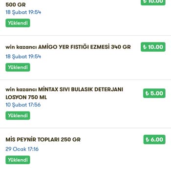 Şok Market Uygulaması Win Puanı Mağduriyeti