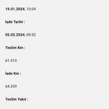 Sixt Kirada Sürpriz Ücretlendirme İle Karşılaştım!