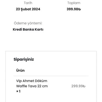 Visse Home Sipariş Gecikmesi Ve Geri Dönüş Yapılmaması