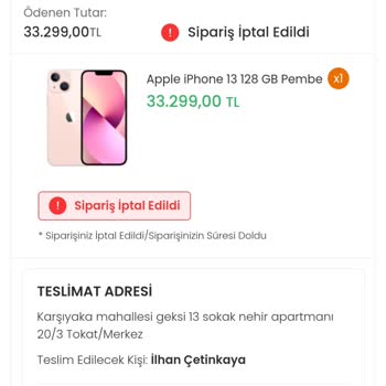 Easy Cep'ten Yaşanan Sipariş Macerası