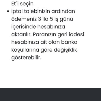 Easy Cep'ten Yaşanan Sipariş Macerası
