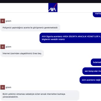 Axa Sigorta Daskımı Yenilemiyor Acentesinden Bir Haber