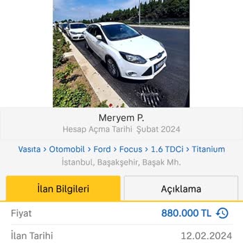 Arabam.com Başkasının Aracını Satma