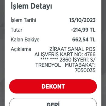 Trendyol Uygulaması Sipariş Şikayeti