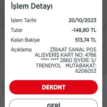 Trendyol Uygulaması Sipariş Şikayeti