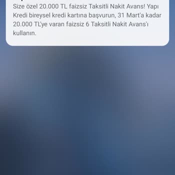 Yapı Kredi'nin Kredi Kartı Ve Kredi Vaadi Hayal Kırıklığı