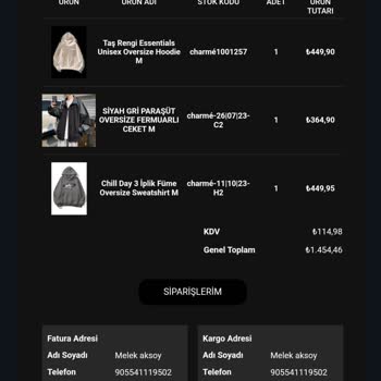 Charmé Butik Charme Şikayet Ediyorum