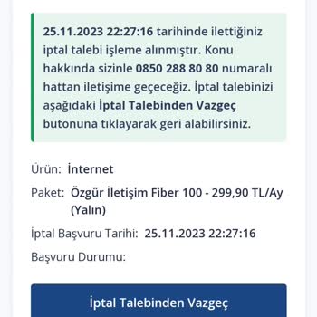 TurkNet İptal İşlemlerinin Askıda Bırakması.