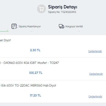 Motorobit.com İptal Edilen Ürünün Ücretinin İadesi