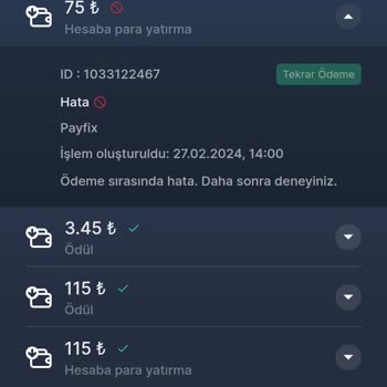 7slots Attığım Para Hesaba Geçmedi