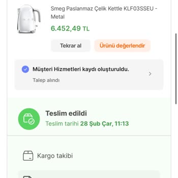 Hepsiburada Ürünüme El Koydu