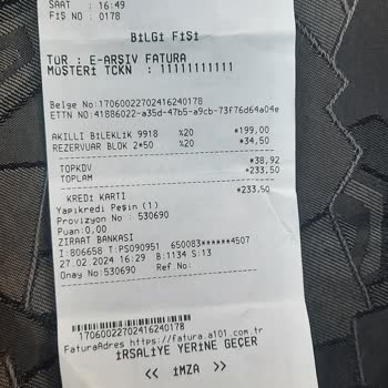 A101 Ürünü İade Almıyor