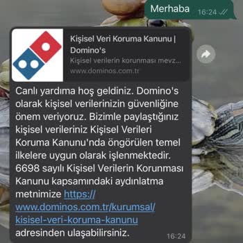 Domino's Sipariş İptal Sürecinde Yaşanan Mağduriyet