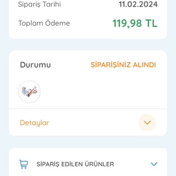 Ebebek'ten Verdiğim Siparişimin Gönderilecektir Deyip Gönderilmemesi