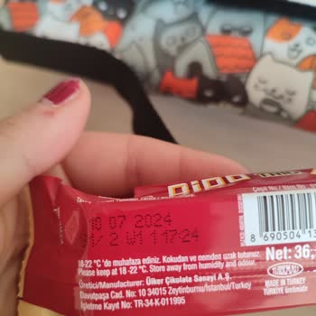 Ülker Dido Çikolatası Küf Ve Rutubet Kokuyor Tadı Da Bozuk