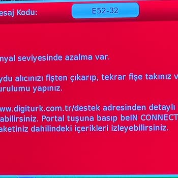 Digiturk Yayın Donma Ve Sinyal Hatası
