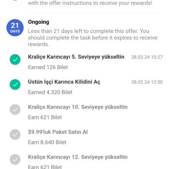 101 Okey Plus Biletlerim Hesaba Yüklenmedi!