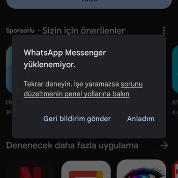 Whatsapp Aero Aero Silindi Normal WhatsApp Uygulaması Cihaza İnmiyor