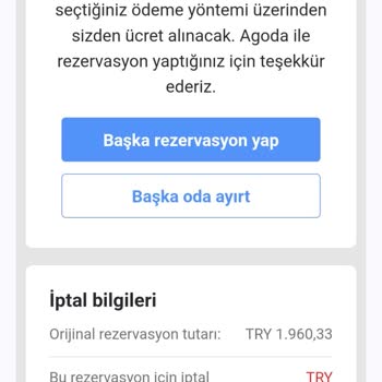 Agoda.com Mağdur Oldum Paramın İade Olmasını İstiyorum
