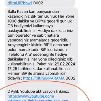 Turkcell Youtube.com Premium Hediyesi