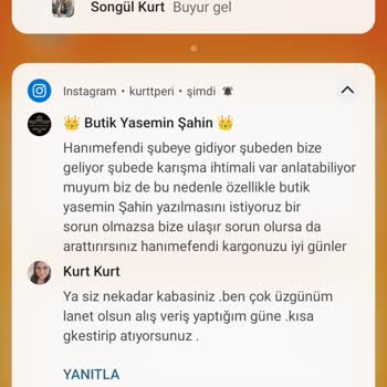 Butik Yasemin Şahin Hakaret Ve Suç Duyurusu Dur