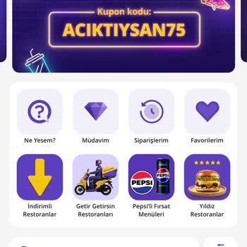 GetirYemek Getir Kampanya Kodu Kullanım Hatası