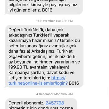TurkNet Habersiz Abonelik Açtırma