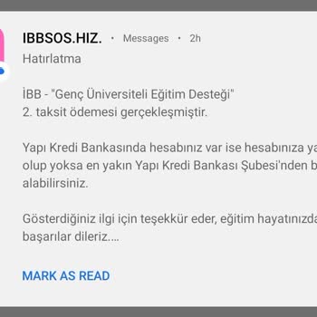 İBB Genç Üniversiteli Bursu 2. Taksit