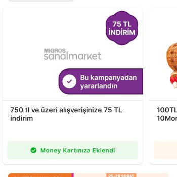 Migros Hak Ettiğim Money Puanı Hesabıma Yatırmadı