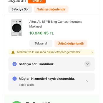 Hepsiburada Teslim Edilmeyen Ürün