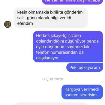 YKMkitap Siparişim 1 Aydır Hazırlanıyor.