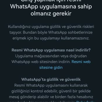 Huawei Resmi WhatsApp Uygulaması Erişim Sorunu