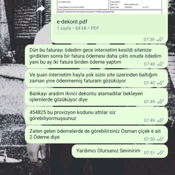 Sadenet Müşteri Hizmetlerini Sorunu