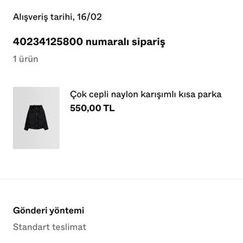 Bershka Ürün Var Onaylanırken Teslim Zaman Gelince İade Edildi