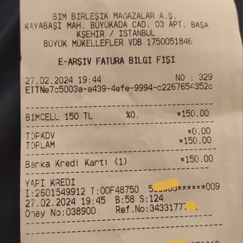 Bimcell Lira Yükleme Mağduriyeti